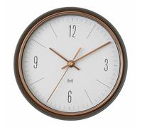 Reloj atómico de pared TFA-Dostmann 60.3547.10 diseño redondo marco metálico