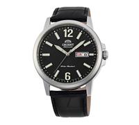 Reloj Automático Hombre Orient Commuter RA-AA0C04B dial negro correa cuero