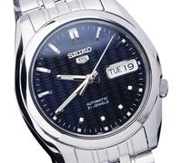 Reloj Automático Hombre Seiko 5 SNK357K1 dial azul oscuro correa acero SNK357K