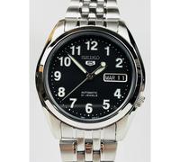 Reloj automático hombre Seiko 5 SNK381K1 correa acero dial negro SNK381