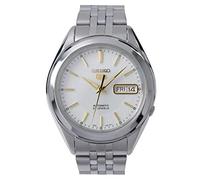 reloj automático hombre Seiko 5 SNKL17K1 dial blanco plata 37mm correa de acero 30m WR