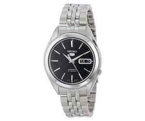 Reloj Automático hombre Seiko 5 SNKL23K1 38mm dial negro correa acero inoxidable