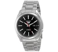 Reloj automático hombre Seiko 5 SNKL45K1 dial negro 38mm correa acero