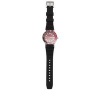 Reloj Automático para Hombre con Pantalla Luminosa para Aventuras Nocturnas y Pesca (Rojo Plateado)