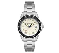 Reloj automático para hombre Spinnaker Croft Pioneer de 42 mm con brazalete sólido de acero inoxidable SP-5136, Small (6 - 7.5 Inch)