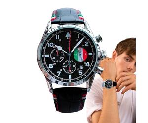 Reloj automático para hombre | Stainless Steel Waterproof Luminous Date Calendar Wrist WatchesFashion Mens Watch Automatic Display | Leather Strap Crystal Waterproof Wristwatch