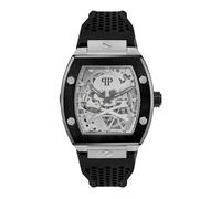 Reloj Automático Philipp Plein Para Hombre $KELETON PWBAA2023 Silicona