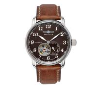 Reloj Automático Zeppelin 7666-4 LZ127 Graf Dial Marrón