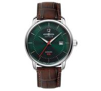Reloj Automático Zeppelin 8160-4 Bodensee Con Esfera Verde Oscuro