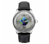 Reloj Automático Zeppelin 8468-1 Atlantic Plata Con Esfera Plateada