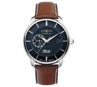 Zeppelin Atlantic Reloj para Hombre Analógico de Automático con Brazalete de Piel de Vaca 8470-3