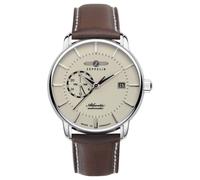 POINT tec Zeppelin Reloj automático Atlantic 8470-5 para hombre analógico brazalete piel de vaca