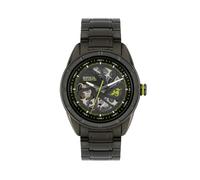 BREIL Reloj Hombre Abarth Monocolor Esfera Negra Movimiento AUTOMÁTICO Solo Tiempo y Pulsera DE Acero Color Gris TW2045