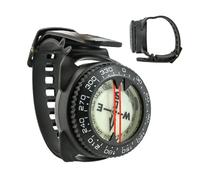 Reloj Brújula | Herramienta De Navegación para Kayak | Brújula Luminosa Flexible para Orientación, Buceo, Senderismo, Supervivencia Y Excursionismo