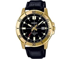 Reloj caballero CASIO analogico MTP-VD01GL-1E correa de piel
