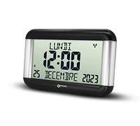 Reloj Calendario - El Geemarc Viso8 con Ajuste Automático de la Hora y Caracteres Grandes - para Personas con Problemas de Visión - Funciona con Pilas - Sin Retroiluminación - Versión ES