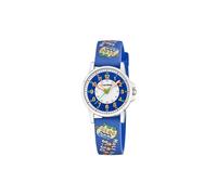 CALYPSO Reloj Infantil K5824/6 Special Prices Caja de Acero Inoxidable 316l Plateado Correa de Caucho Azul
