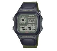 Casio - Reloj analógico de Cuarzo Unisex con Correa en AE-1200WHUB-3AVEF, Correa