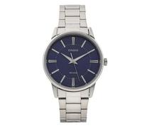 Reloj Casio analogico MTP-1303D-2a dial blanco correa de acero inoxidable 47 mm x 40 mm