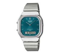 Reloj CASIO AQ-240E-3AEF Acero Inoxidable Verde Chrono Alarm Vintage