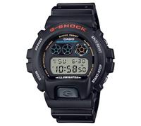 Reloj CASIO G-SHOCK DW-6900-1VC Cronógrafo, Alarma, Cuenta regresiva, Sumergible 20BAR-Correa de caucho negra