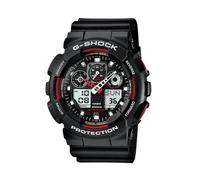 Reloj G-shock Hombre Resistencia Correa Resina Negra Ga-100-1a4er