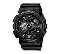 Casio Reloj Cuarzo Hombre 51.00mm con dial Análogico-Digital Negro y Correa de Plastic/Resin Strap Negro GA-110-1BER
