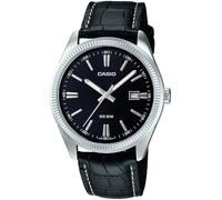 Reloj Casio Hombre Acero Esfera Negra Mtp-1302pl-1ave, 44,2 mm