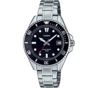 CASIO TIMELESS COLLECTION MDV-10D-1A1V| Negro/Plateado