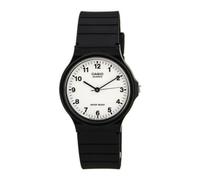 Reloj Casio MQ-24-7BLL Hombre Clásico Negro Esfera Blanca 35 mm 3 ATM