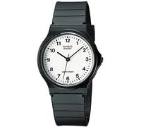 Reloj casio mq-24-7blleg resina correa color: negro dial blanco analó