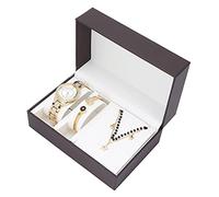 Reloj Casio Mujer Reloj Mujer Reloj Con Juego De Pulsera, Aleación Para Mujer Reloj De Pulsera Brazalete Brazalete Para Mujer Reloj Conjunto De Joyas Elegante Pulsera Analógica Collar Reloj De