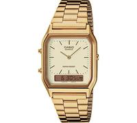 Reloj Casio Retro Vintage Edgy Collection Hombre - Dorado, Analógico-Digital, Estilo Único y Moderno AQ-230GA-9DMQYES