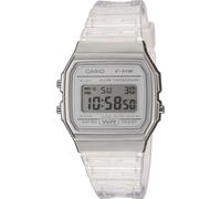 Reloj Casio Timeless Unisex Digital Color Blanco Translucido F-91ws-7ef