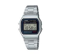 Reloj CASIO A158WA-1DF Original Retro Plata Vintage A158 Hombre Mujer Nuevo