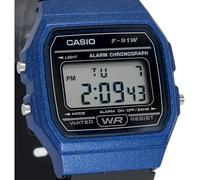Reloj Casio Vintage Informal retro digital F-91WM-2A alarma y luz led