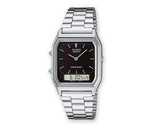 Reloj Casio Vintage Unisex Cuarzo A prueba de agua con Cronógrafo