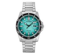 Reloj Citizen Marina Solar Deportivo Esfera Turquesa AW1816-89L 100M para Hombre