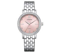 Citizen Reloj de Vestir EL3100-55W, plata, pulsera