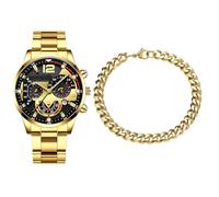 Reloj clásico elegante para hombre, pulsera de calendario, reloj de pulsera de negocios, ideal para aniversarios, día del padre y día de San Valentín