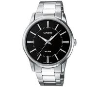 reloj clásico hombre Casio MTP-1303PD-1A 40mm 50m WR correa de acero Cierre de triple pliegue