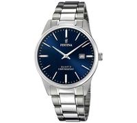 Reloj Clásico Para Hombre Festina F20511/3 Con Esfera Azul