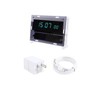 Reloj Colgante de Escritorio con Pantalla VFD Global, Temporizador WiFi, Dos Pantallas VFD, Reloj DIY.