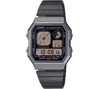 Casio Reloj Unisex Digital Cuarzo con Correa de Acero Inoxidable A130WEGG-1A