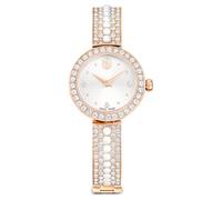 Reloj con brazalete Matrix pearl, Swiss Made, Pulsera de cristal, Acabado tono oro rosa OS