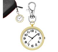 Reloj con clip para mochila, colgante de reloj con hebilla de llave, accesorio portátil para bolsos, aventuras al aire libre, familia, amigos, vacaciones, viajes, escuela, oficina y uso diario casual