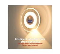 Reloj con control remoto inteligente LED Sensor corporal Lámpara de pared Dormitorio Mesilla de noche Atmósfera nocturna