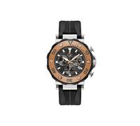 Reloj con correa de silicona negra DiverCode para hombre GC Y63003G2MF
