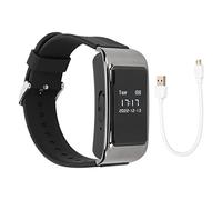 Reloj con Grabadora de Voz, Grabadora Activada por Voz 1080P a Prueba de Agua, para Reuniones Deportivas, Reducción de Ruido, Reproducción HD, Relojes Electrónicos (128G)