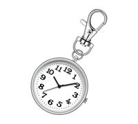 Reloj con Llavero silencioso: Reloj Compacto de Enfermera para Mujeres y Hombres, Reloj de Examen portátil con Clip | Reloj de Bolsillo Sencillo y Ligero, manecillas silenciosas, Reloj de Viaje p